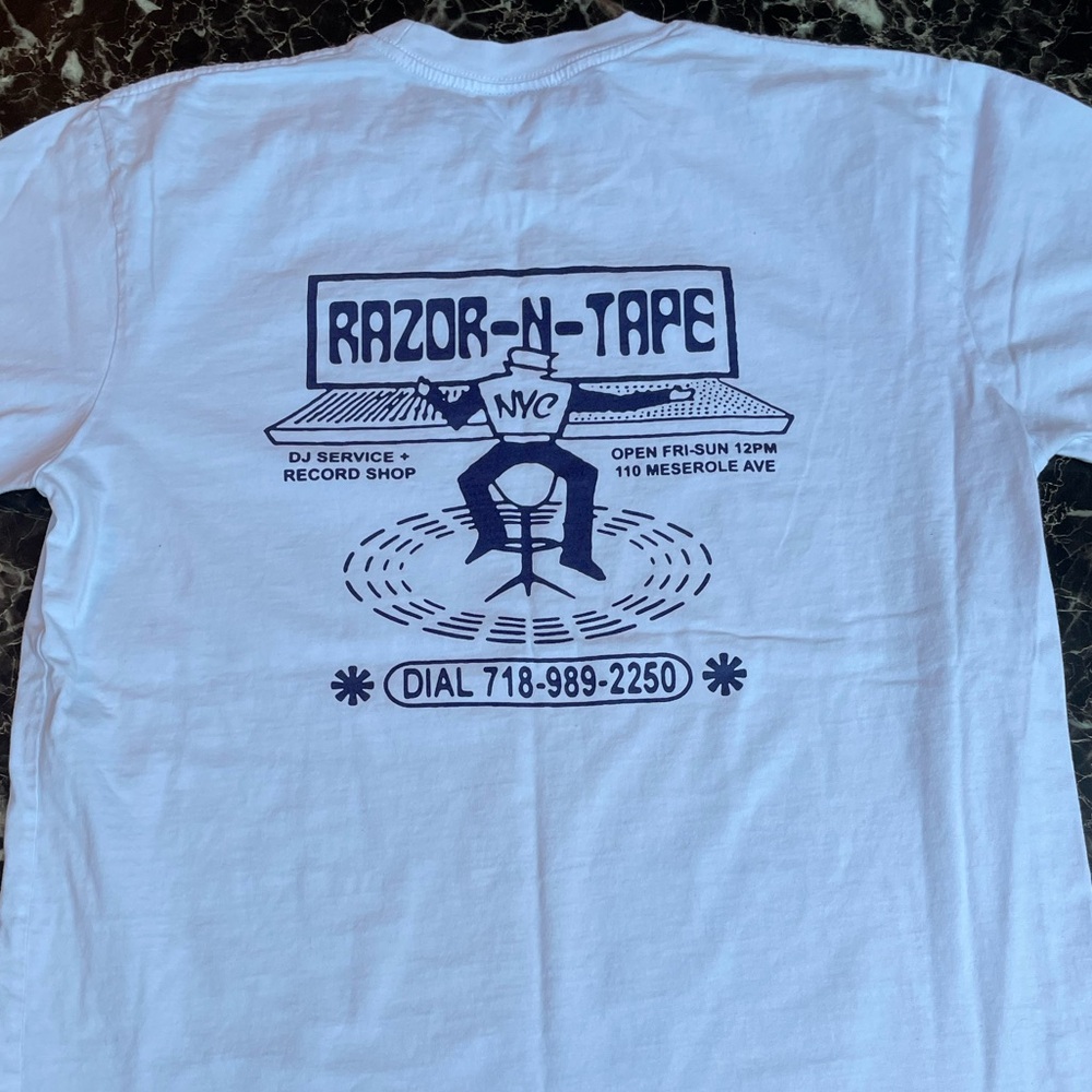 Razor-N-Tape NYC House Music Label Tee